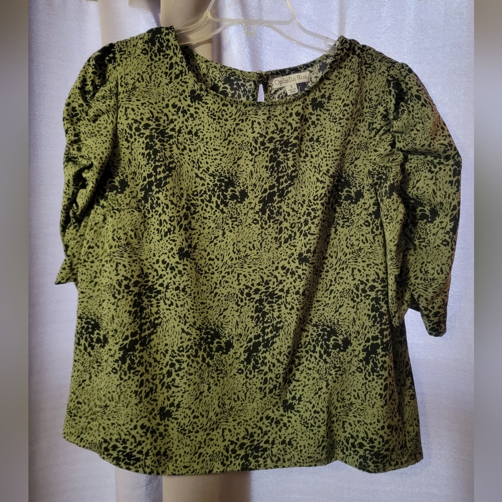 Ophelia Roe Green Dress Top